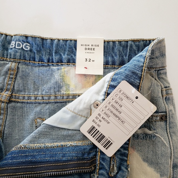 NWT BDG Dree High Rise Cheeky Shorts - Picture 7 of 8